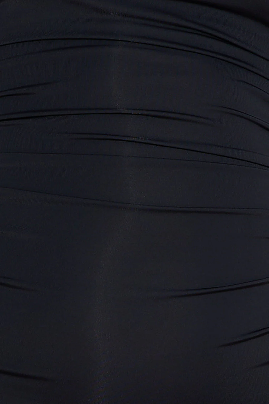 LIONESS Rendezvous Strapless Dress Black