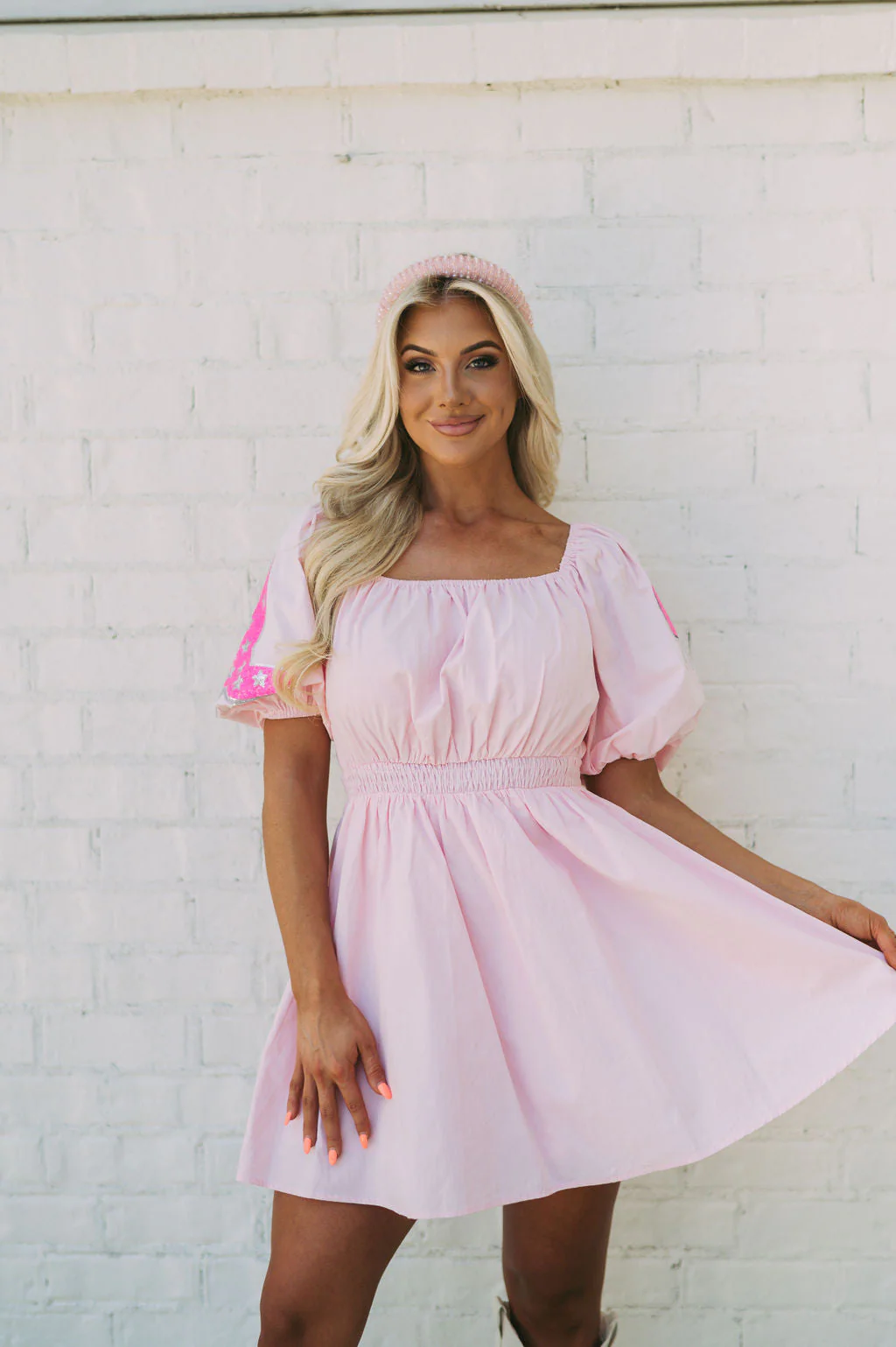 Sequin Cowgirl Accented Dress