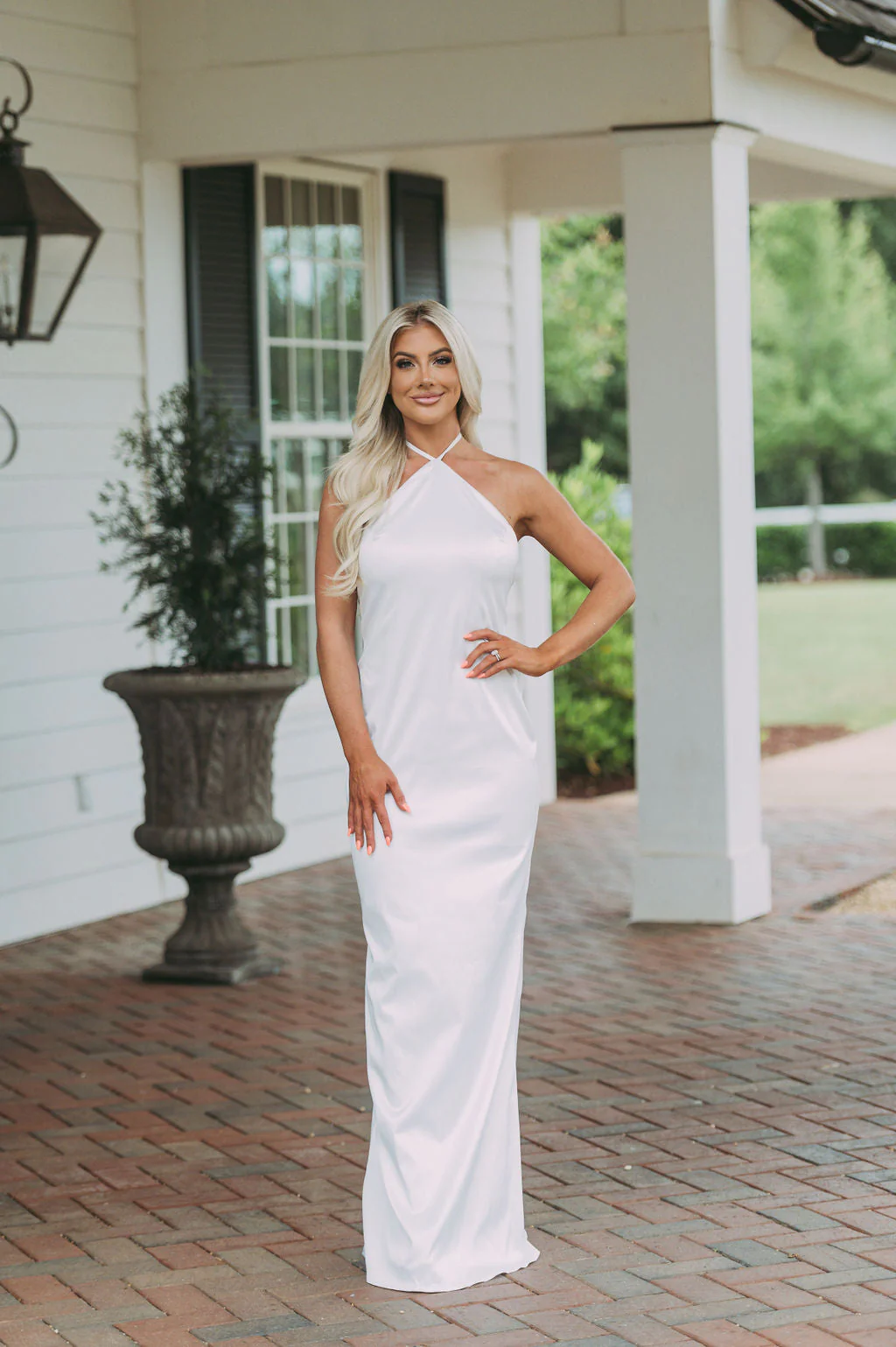 The One Maxi Gown White