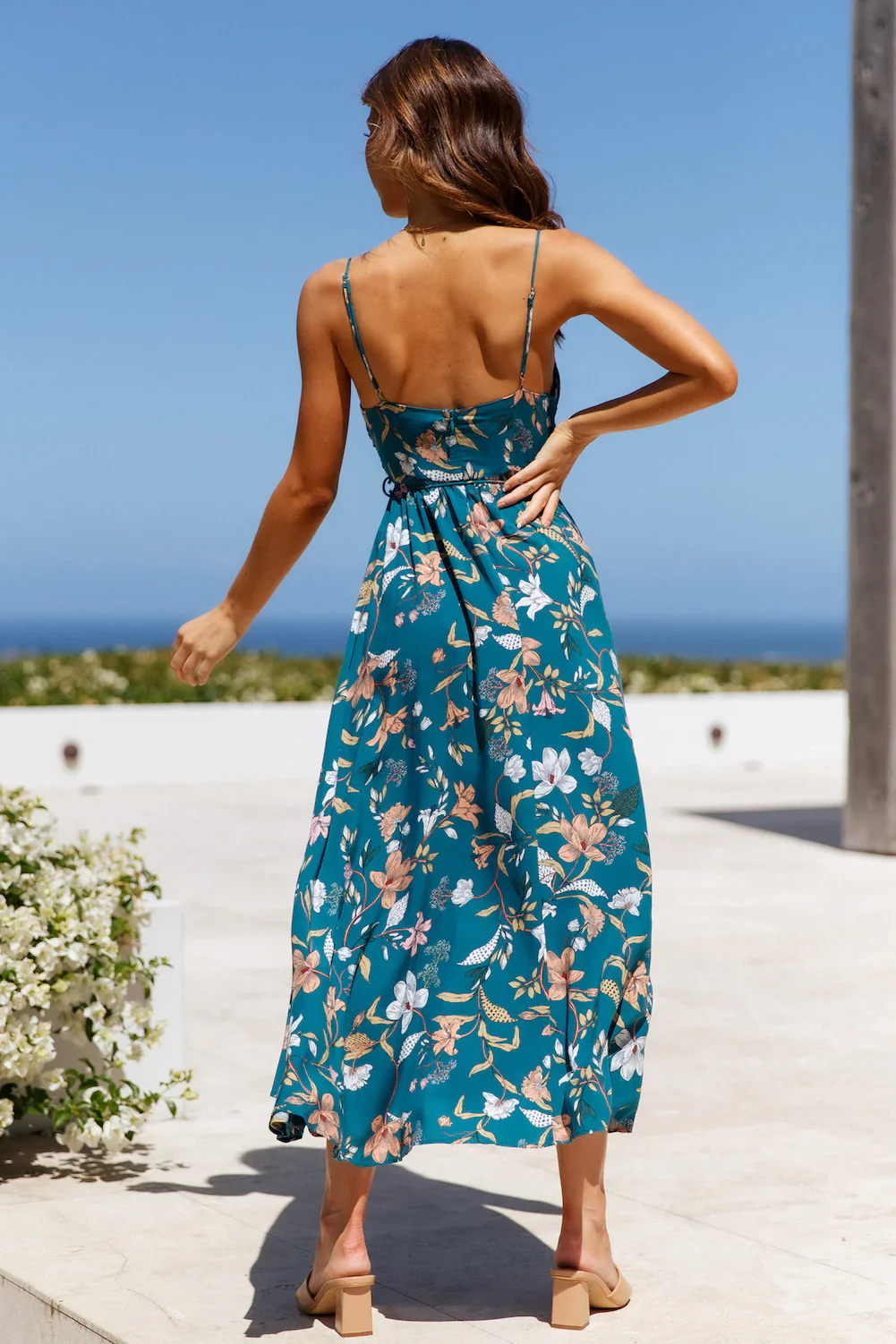 Lady Like You Midi Dress Teal