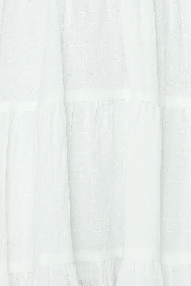 No Pity Party Dress White