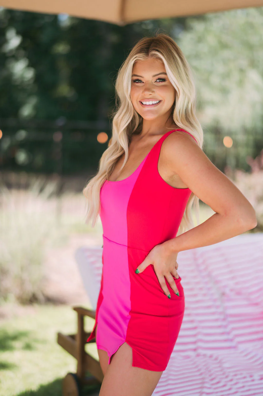 Lizzy Tennis Dress Red/Pink