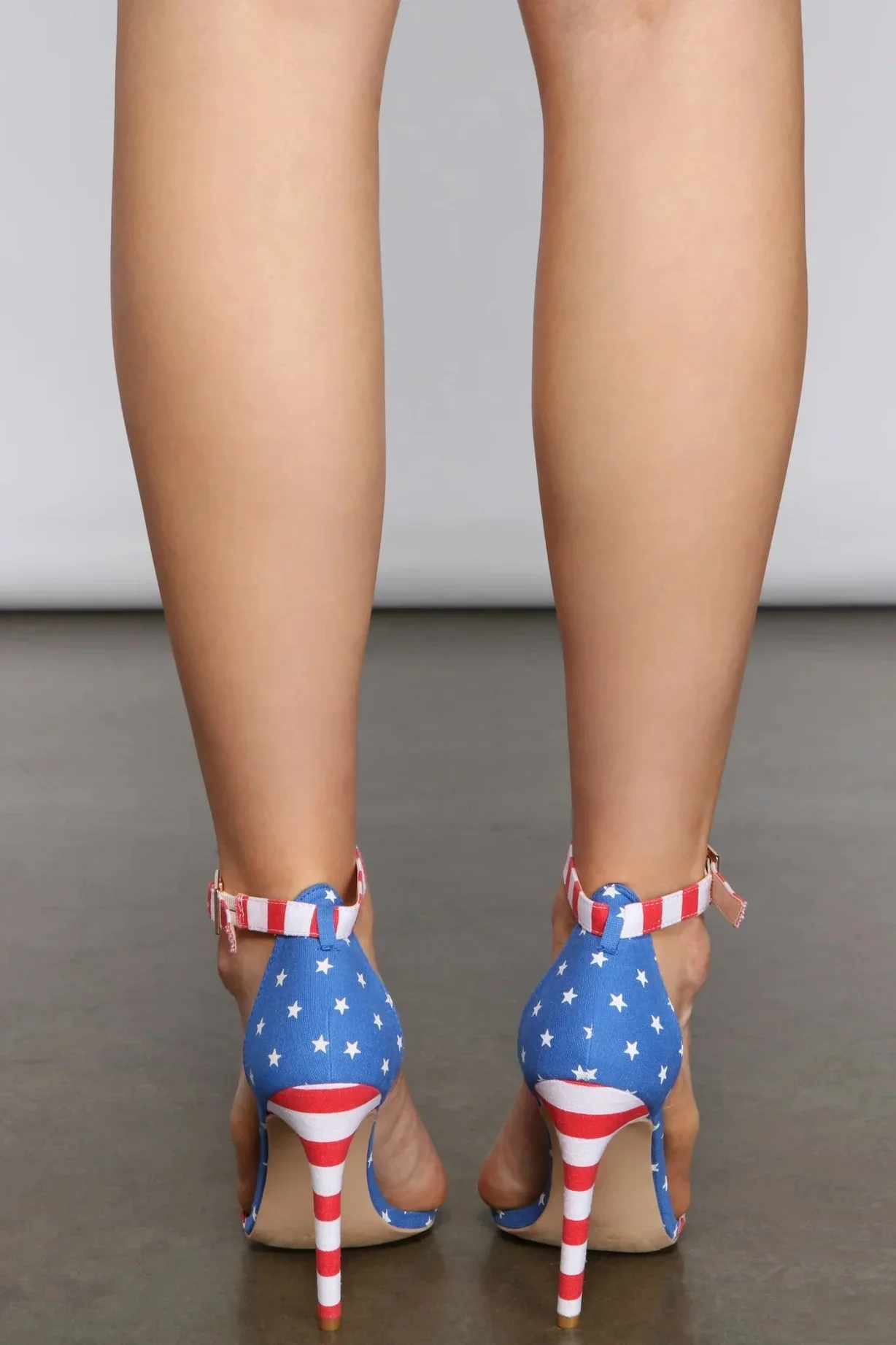 Americana Printed Stiletto Heels