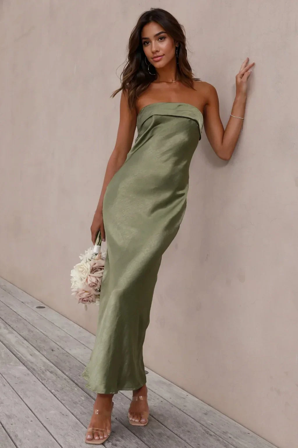 Gisele Maxi Dress - Olive