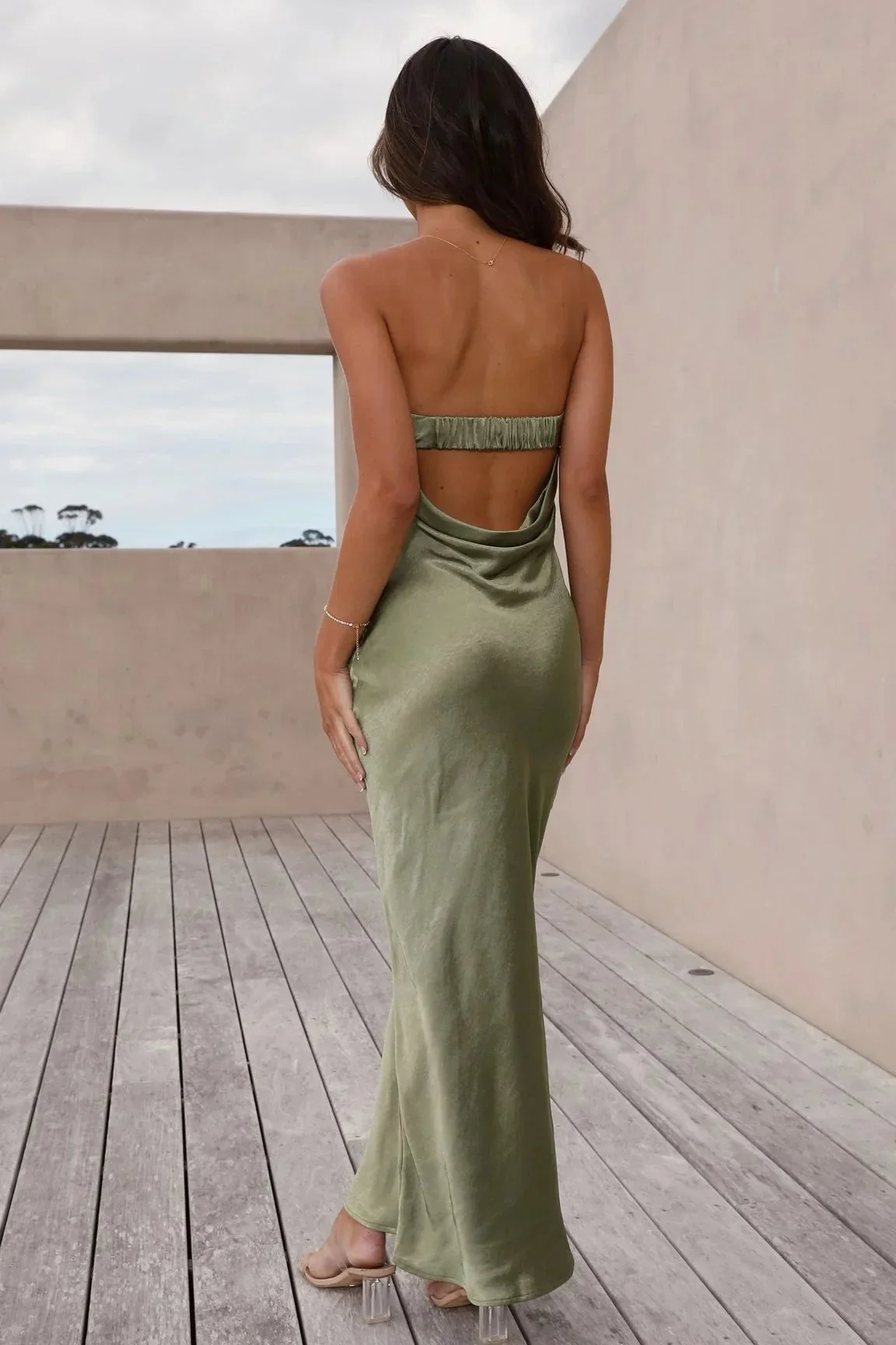 Gisele Maxi Dress - Olive
