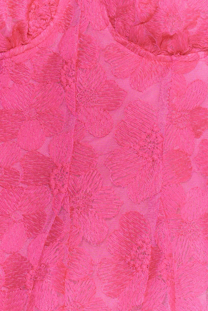 Style Mission Mesh Mini Dress Pink