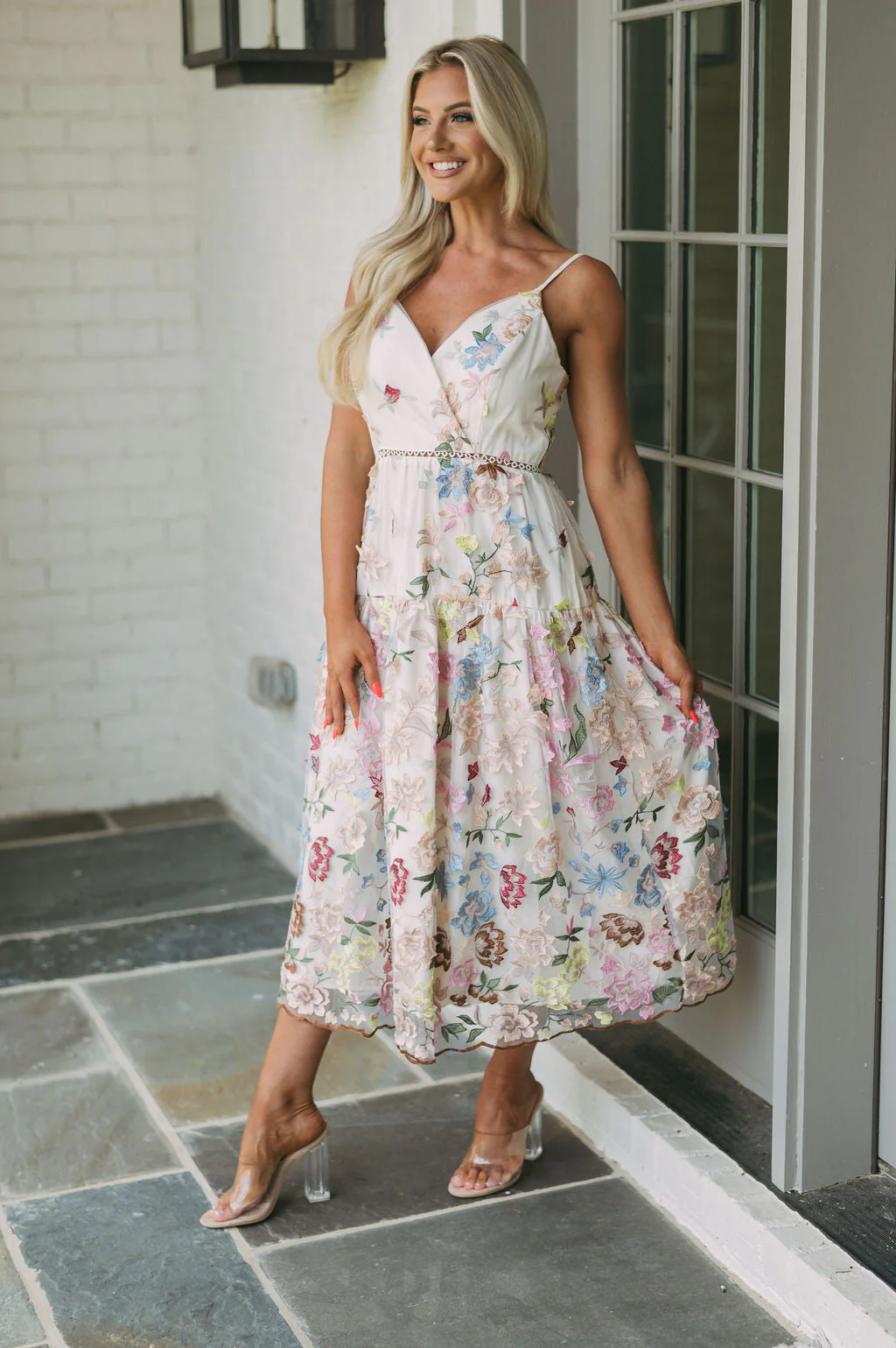 Kelsey Floral Midi Dress