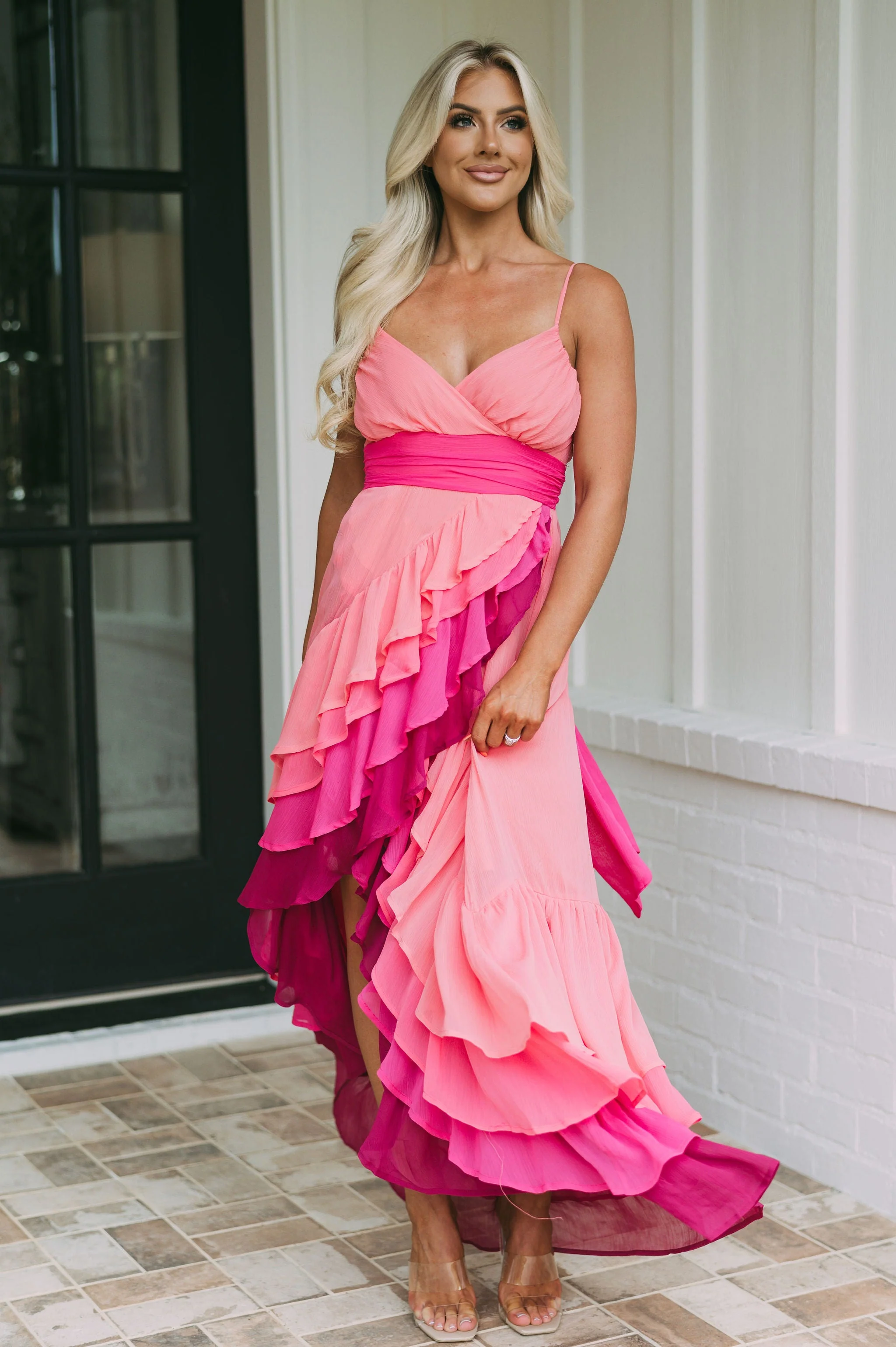 Love Spark Ruffle Dress