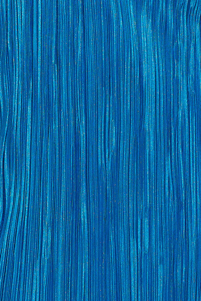 Horizons Meet Plisse Dress Royal Blue