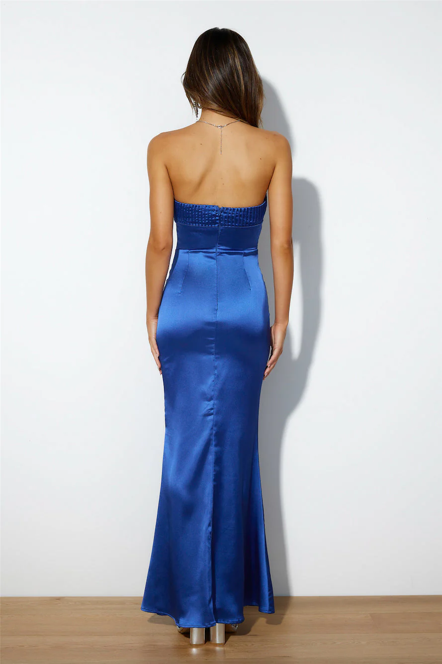 Take A Ride Maxi Dress Blue
