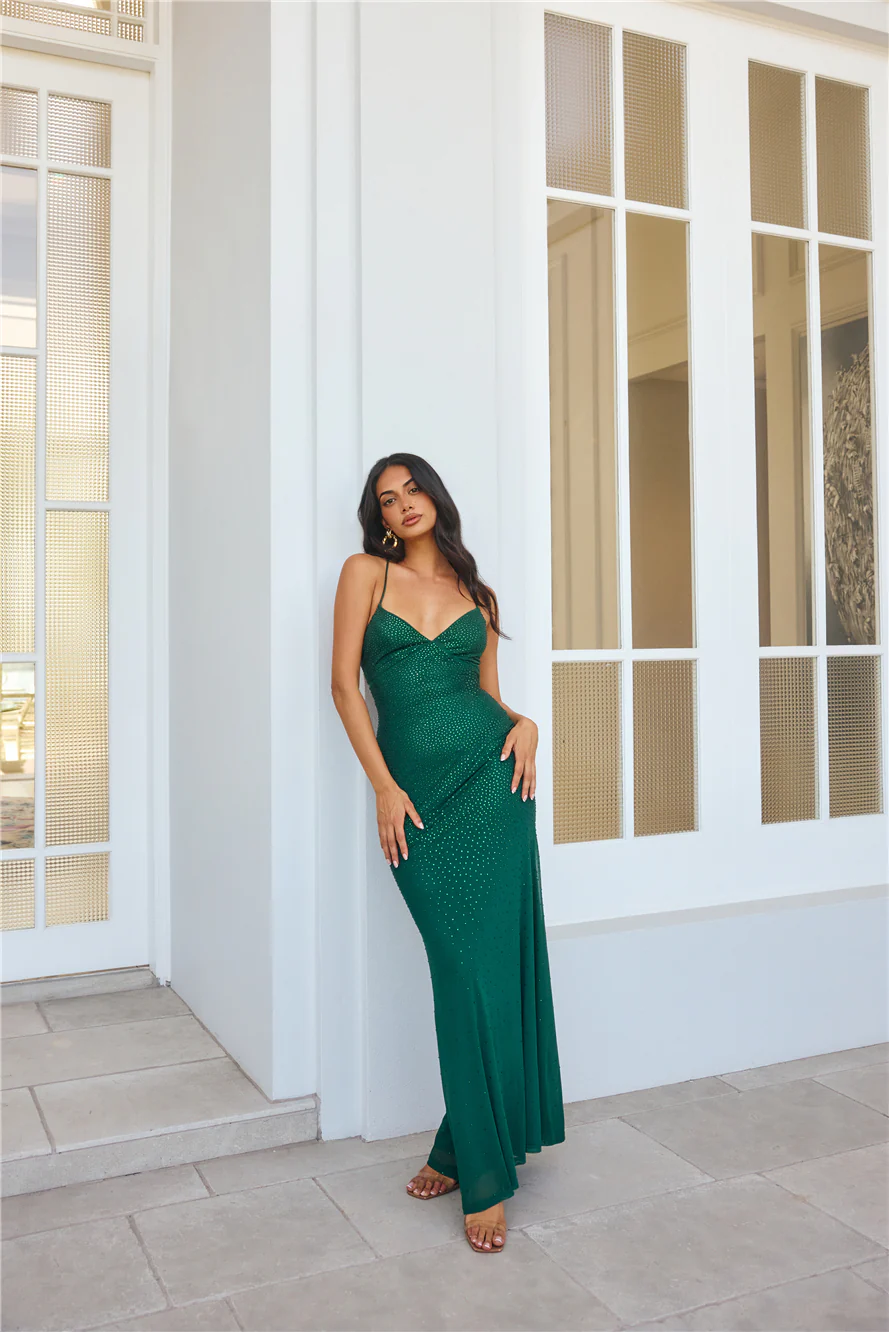 Love From Kiki Maxi Dress Green