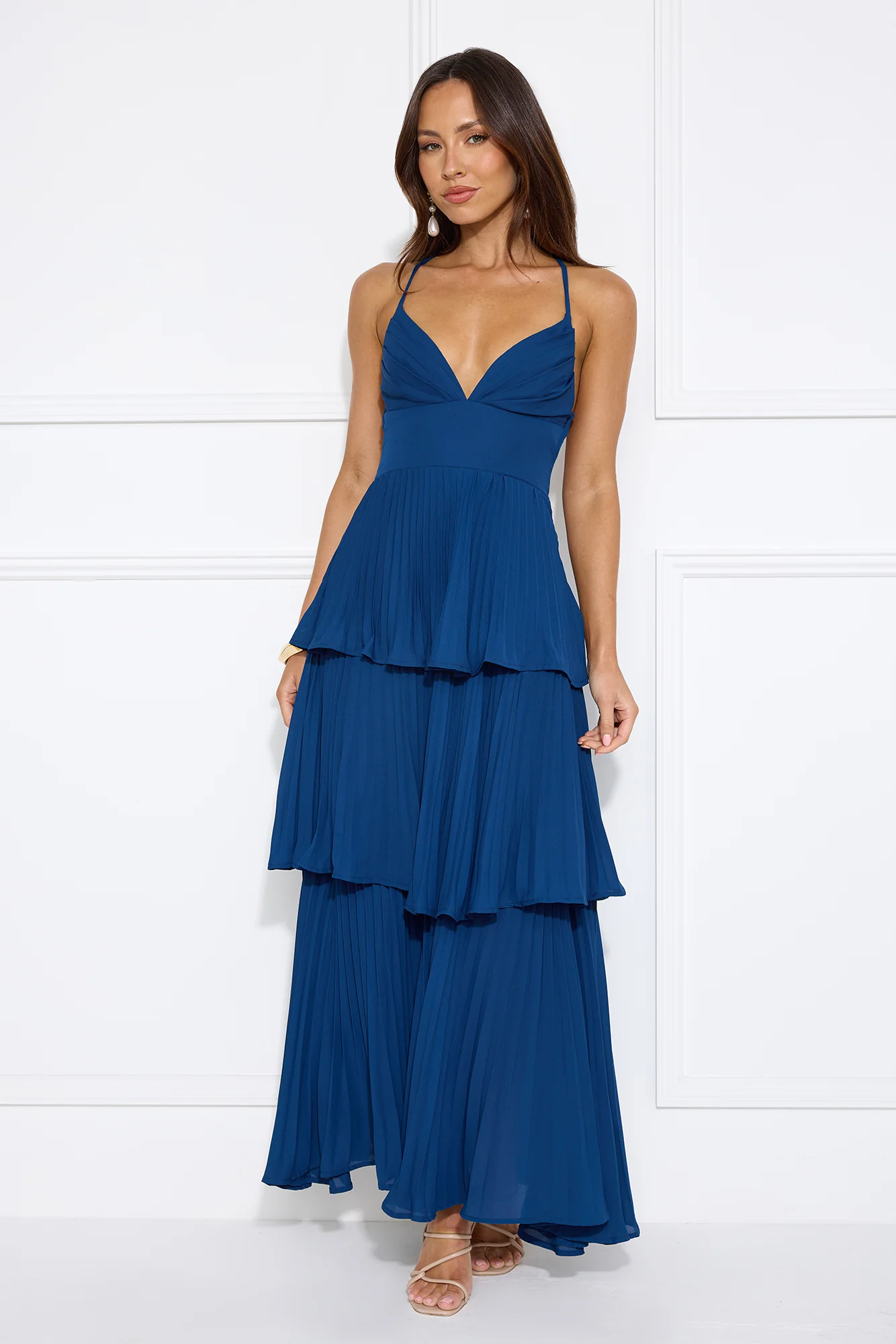 Fashionably Ever After Maxi Dress Navy