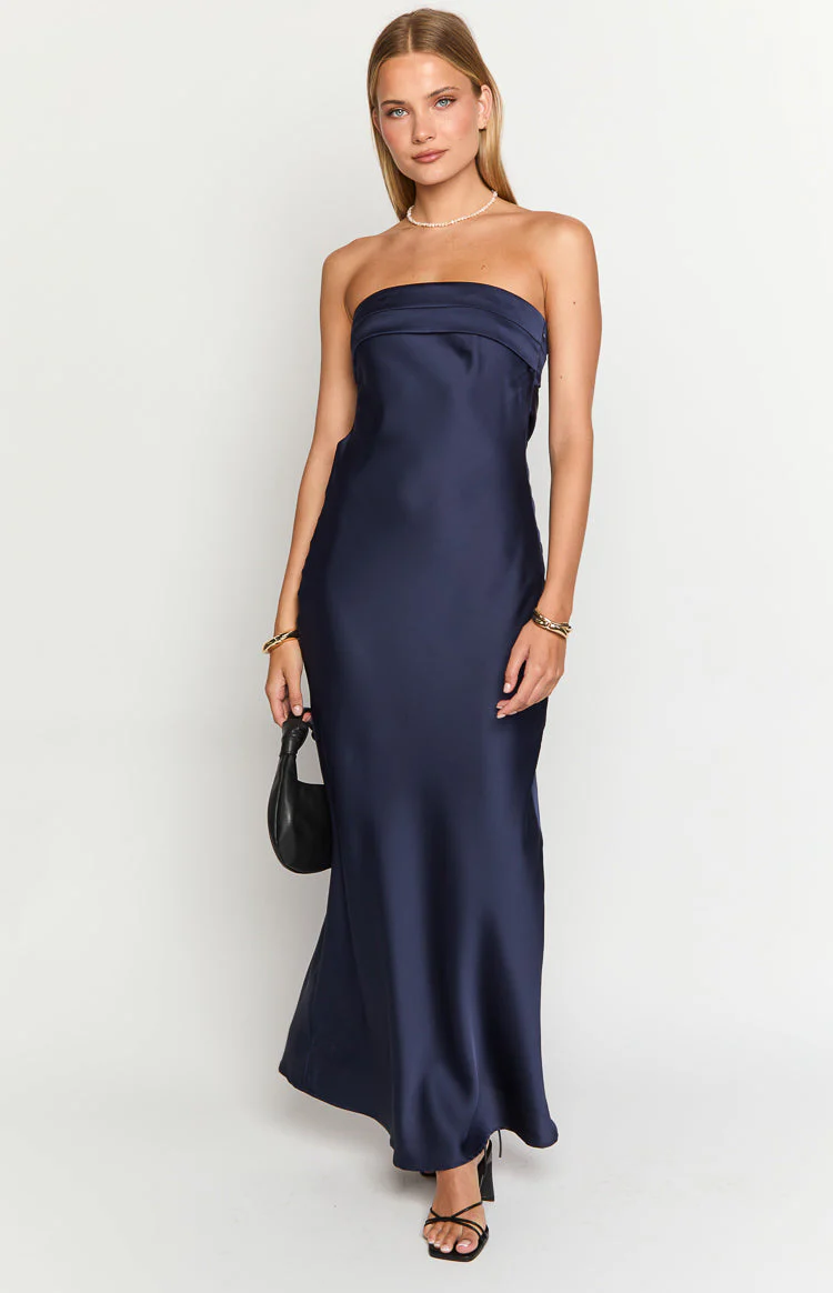 Maiah Navy Maxi Dress