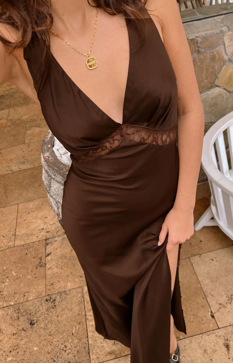 Lioness Dakota Chocolate Maxi Dress