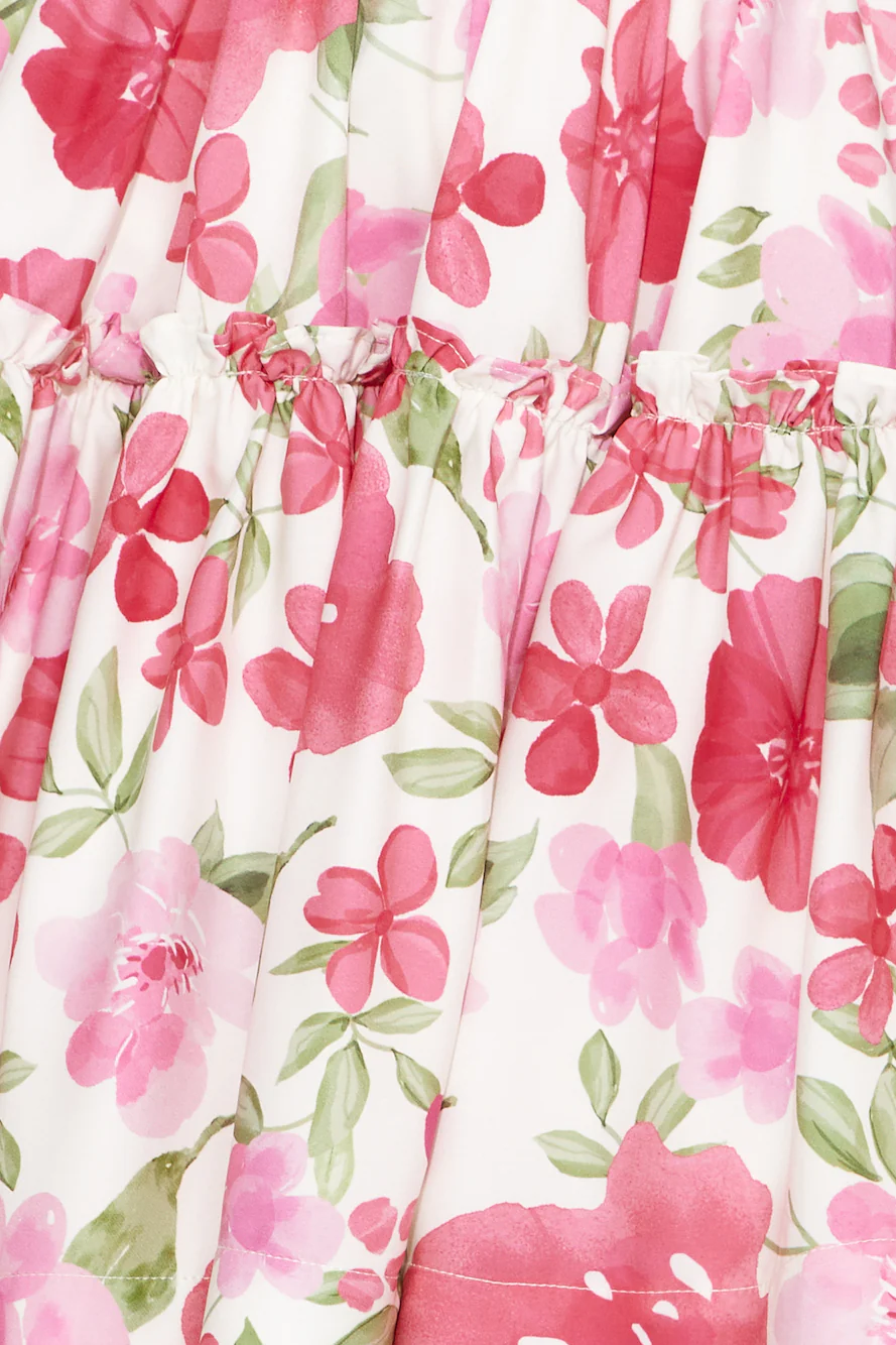 Within The Blossom Mini Dress Pink