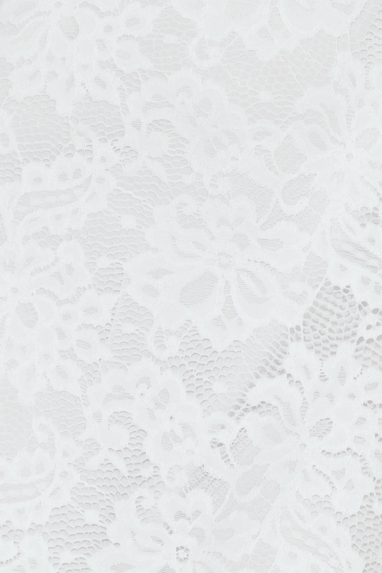 Girly Era Lace Long Sleeve Mini Dress White