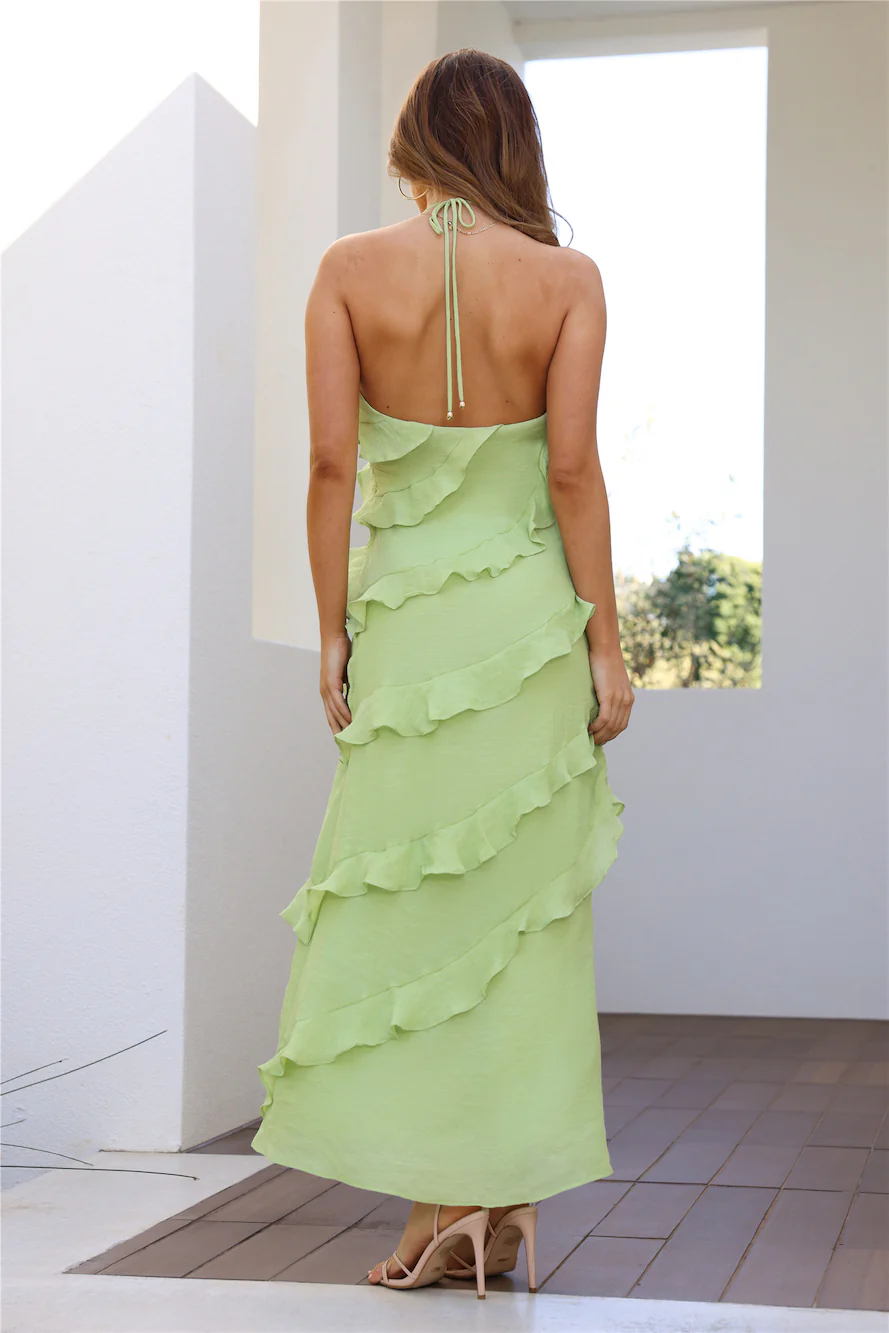 What A Beauty Maxi Dress Green