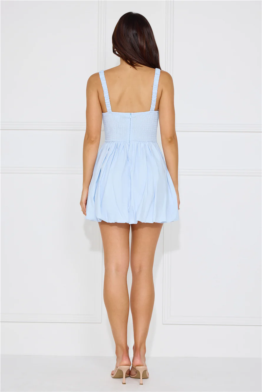 Beneath the Blue Mini Dress Blue