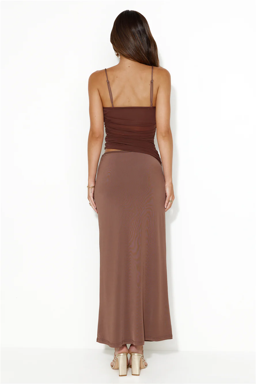 Don't Apologise Maxi Dress Brown