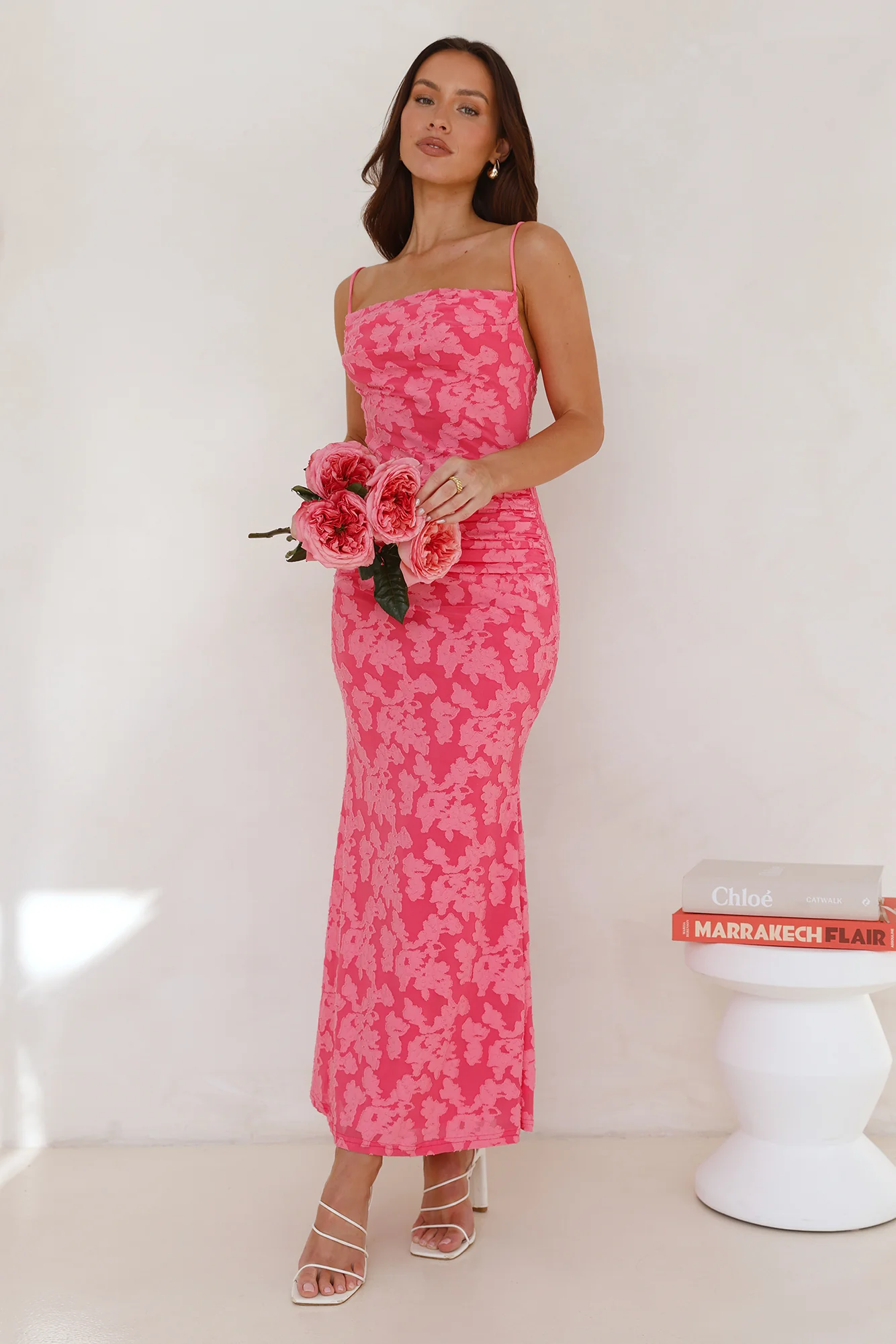 Whispering Love Maxi Dress Pink