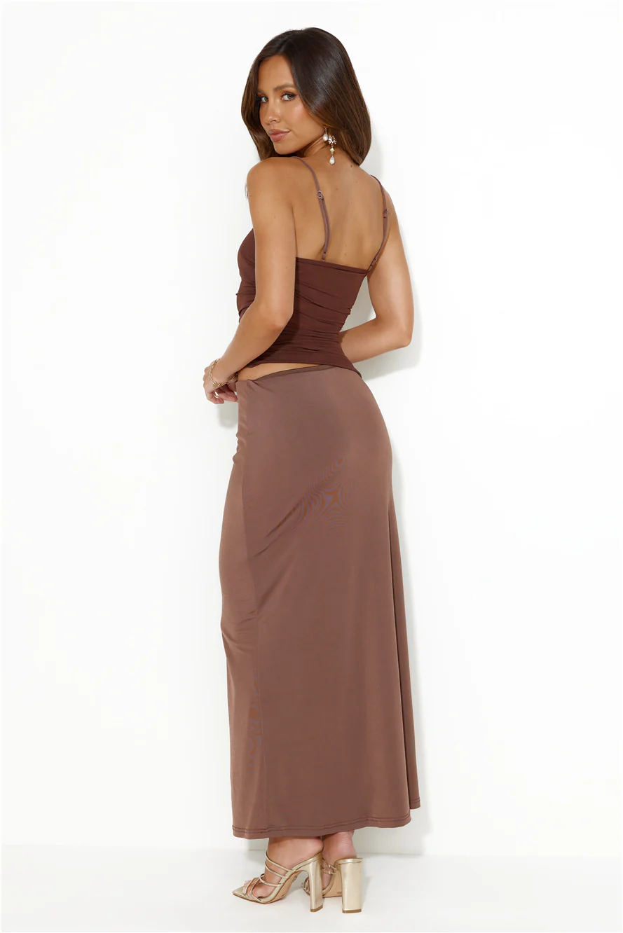 Don't Apologise Maxi Dress Brown