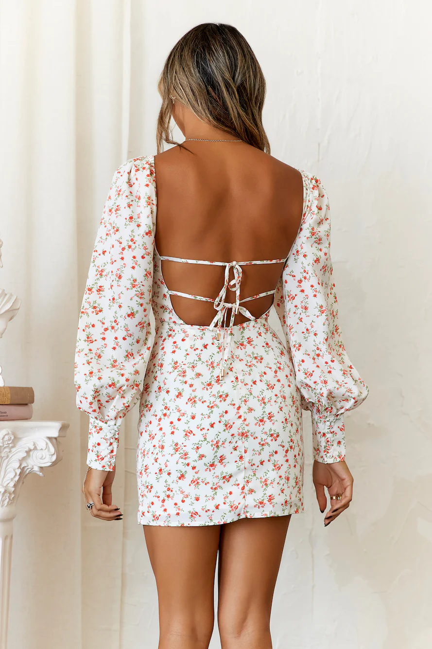 DIVALIFES Cr��me De La Cr��me Mini Dress White