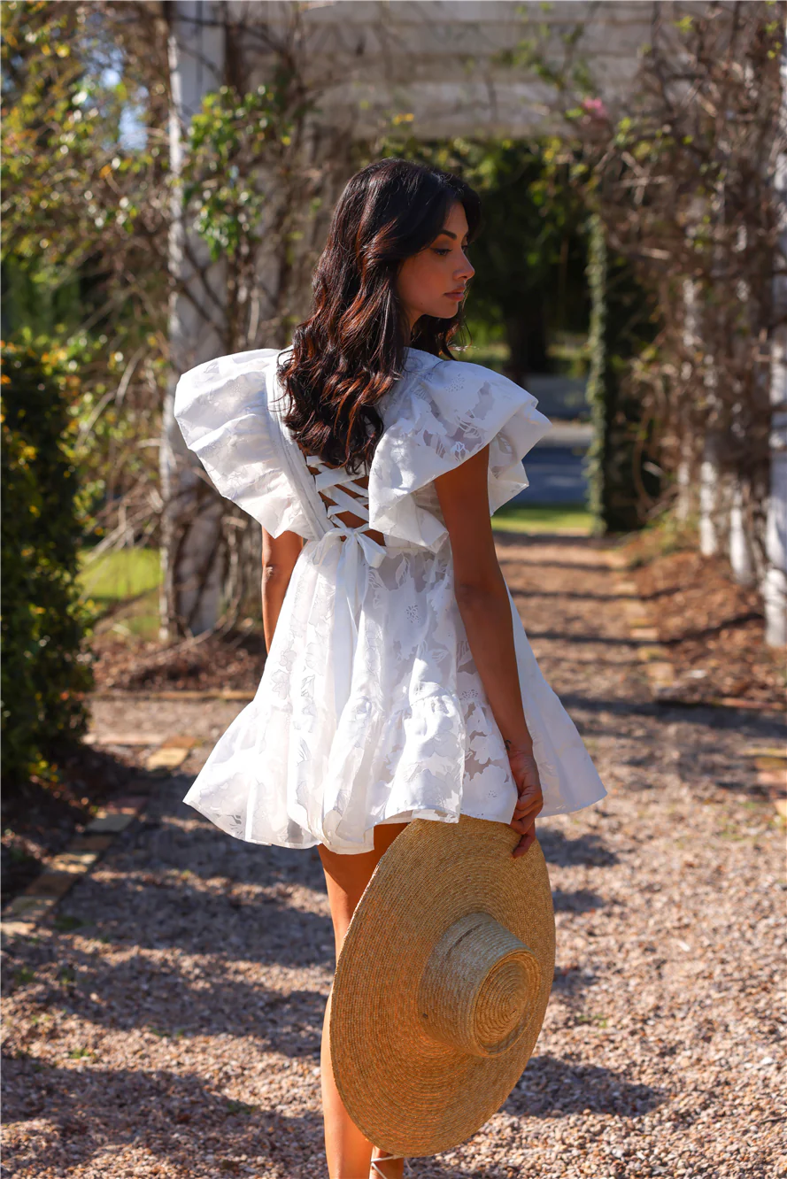 DIVALIFES Sweeter Than Life Mini Dress White
