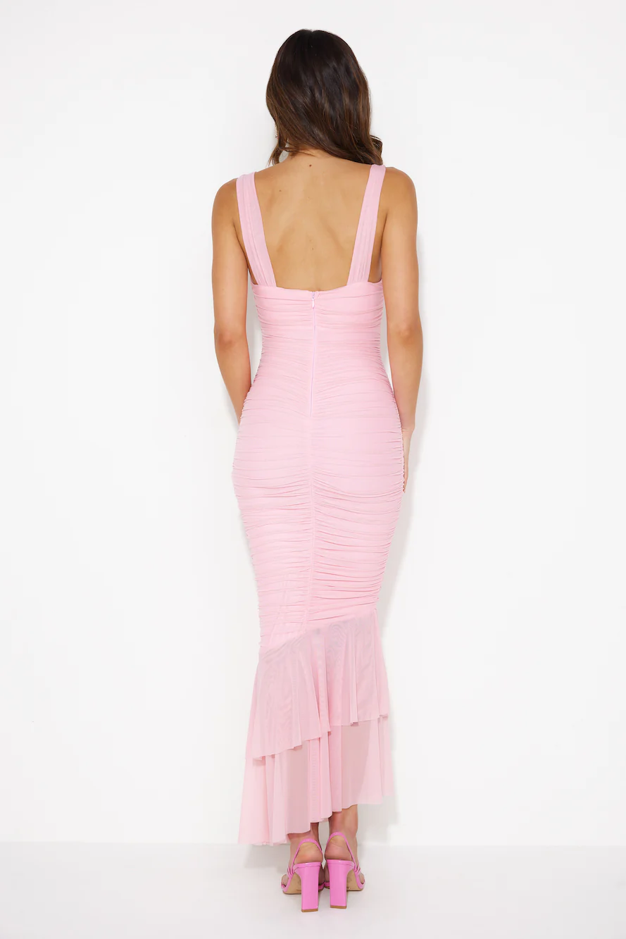 Party Pal Maxi Dress Blush
