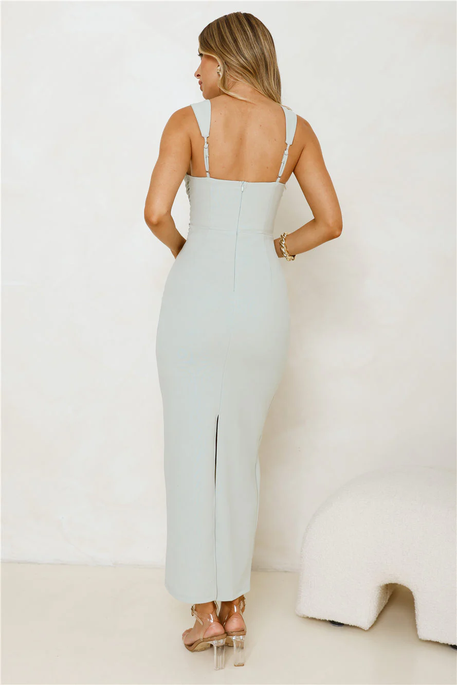 Garden Reverie Maxi Dress Sage