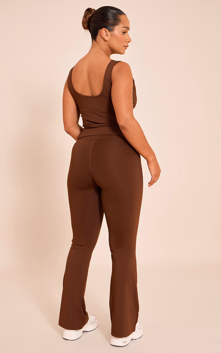 Shape Chocolate Sculpt Wrap V Front Wide Leg Pants