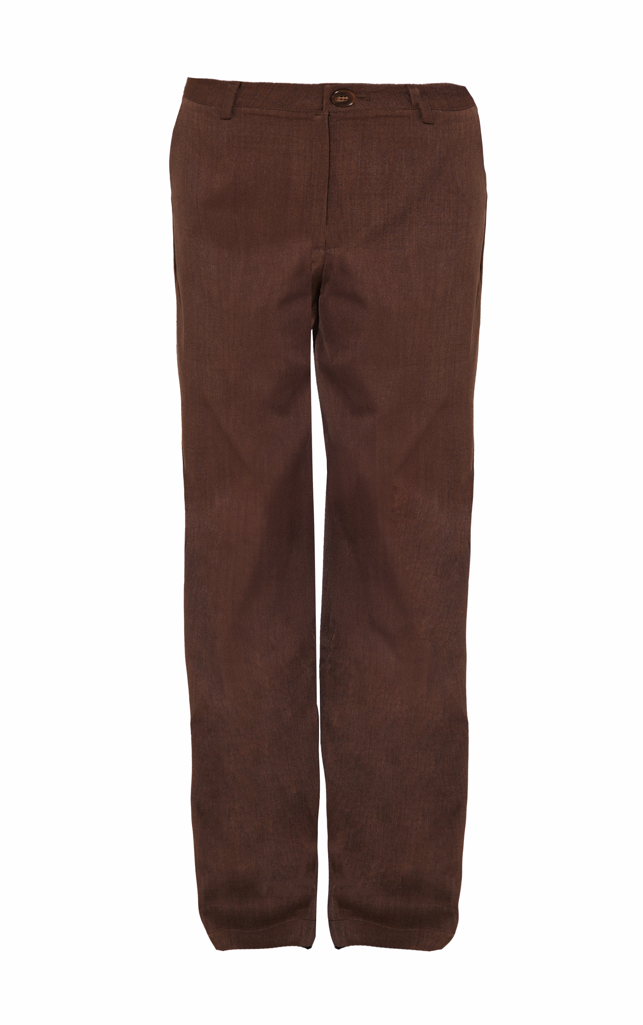 Chocolate Woven Wide Leg Pants Tailored