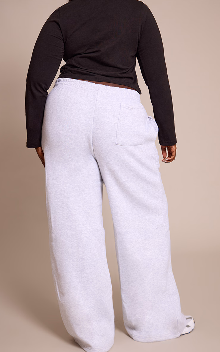 Plus Ash Grey Straight Leg Sweatpants