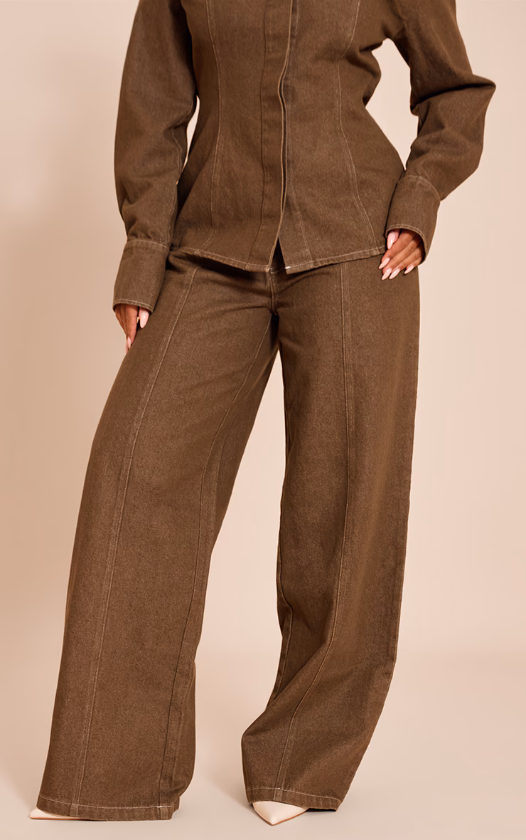 Shape Khaki Seam Front Straight Leg Twill Pant