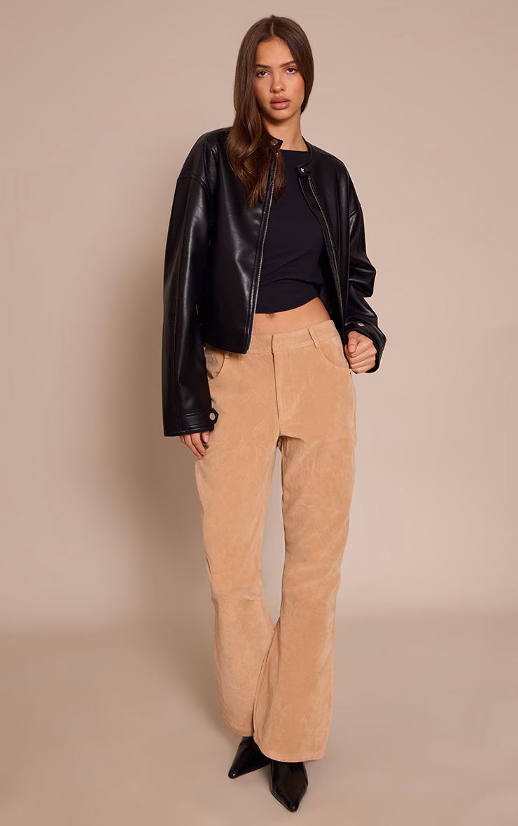 Black Ultra Soft Cowl Back Drapey Long Sleeve Top