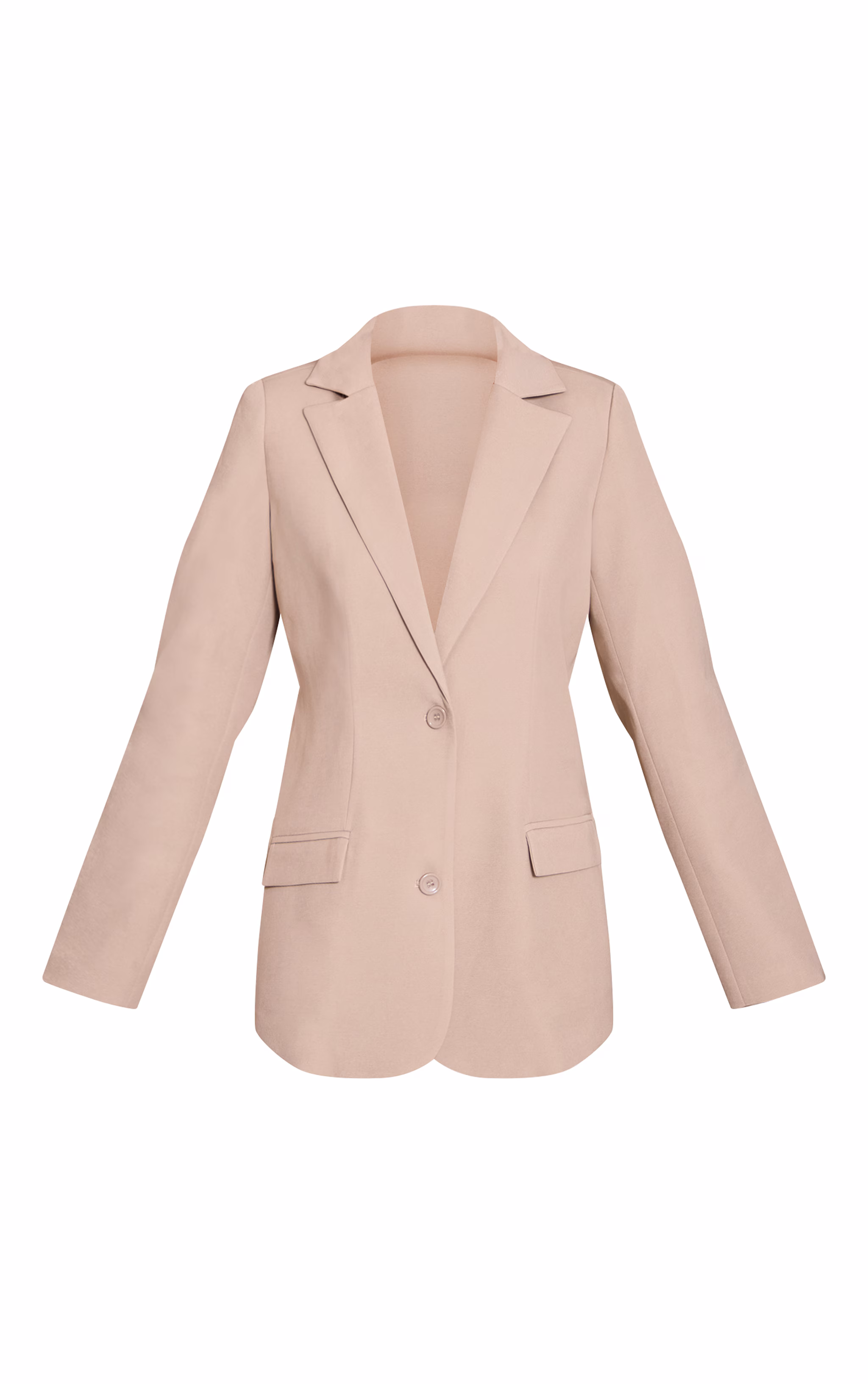 Stone Oversized Longline Blazer