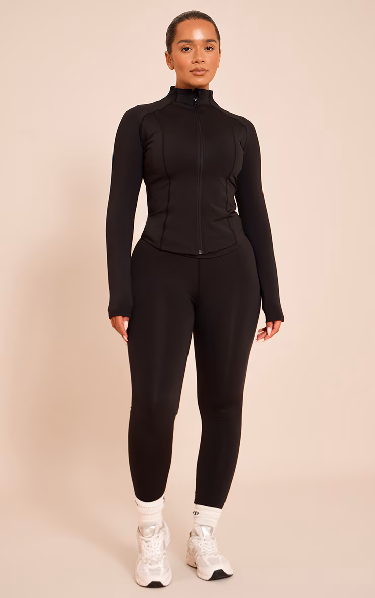 Shape Black Sculpt Wrap V Front Leggings