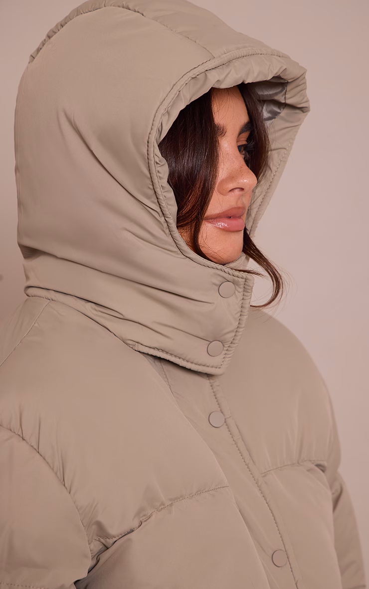 Sage Hooded Puffer Coat