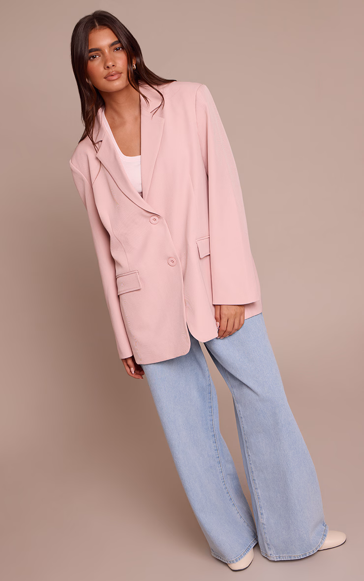 Pink Oversized Blazer