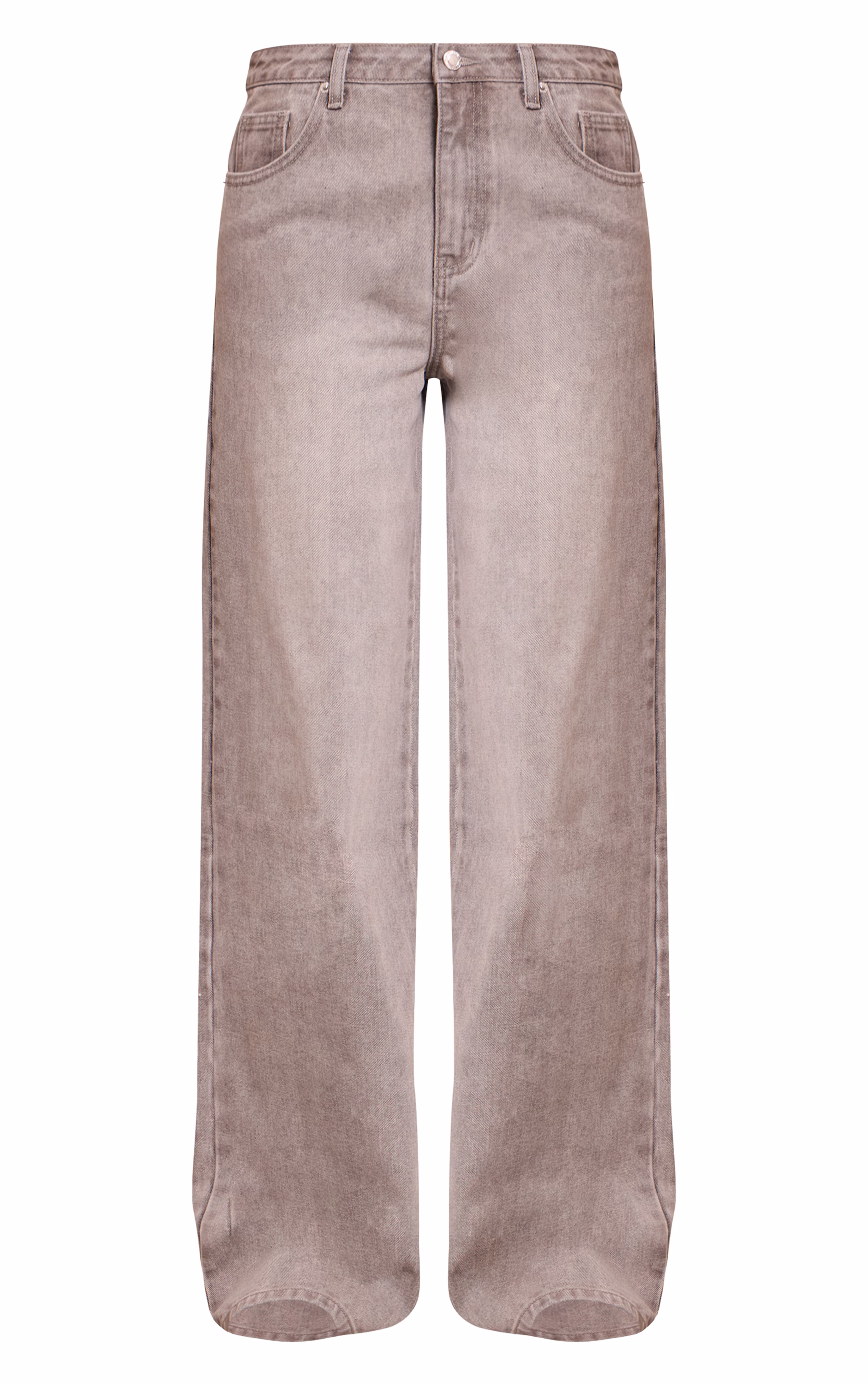 Tall Grey Wide Leg Jeans