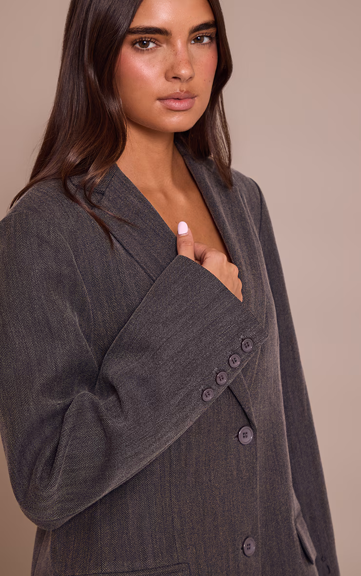 Charcoal Boyfriend Premium Blazer