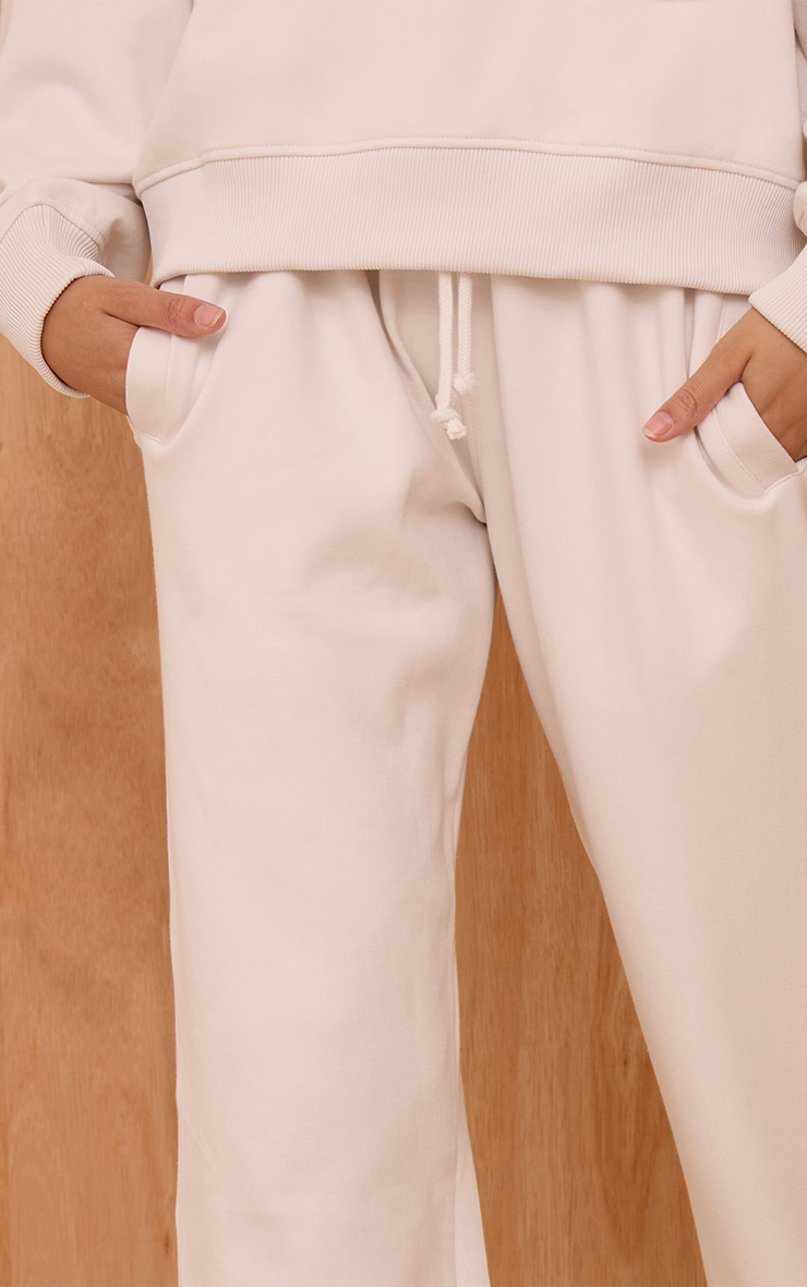 PLT Cream Interlock Cuff Sweatpants