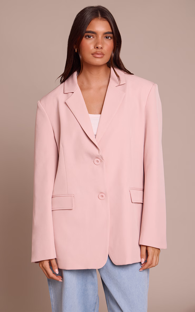 Pink Oversized Blazer