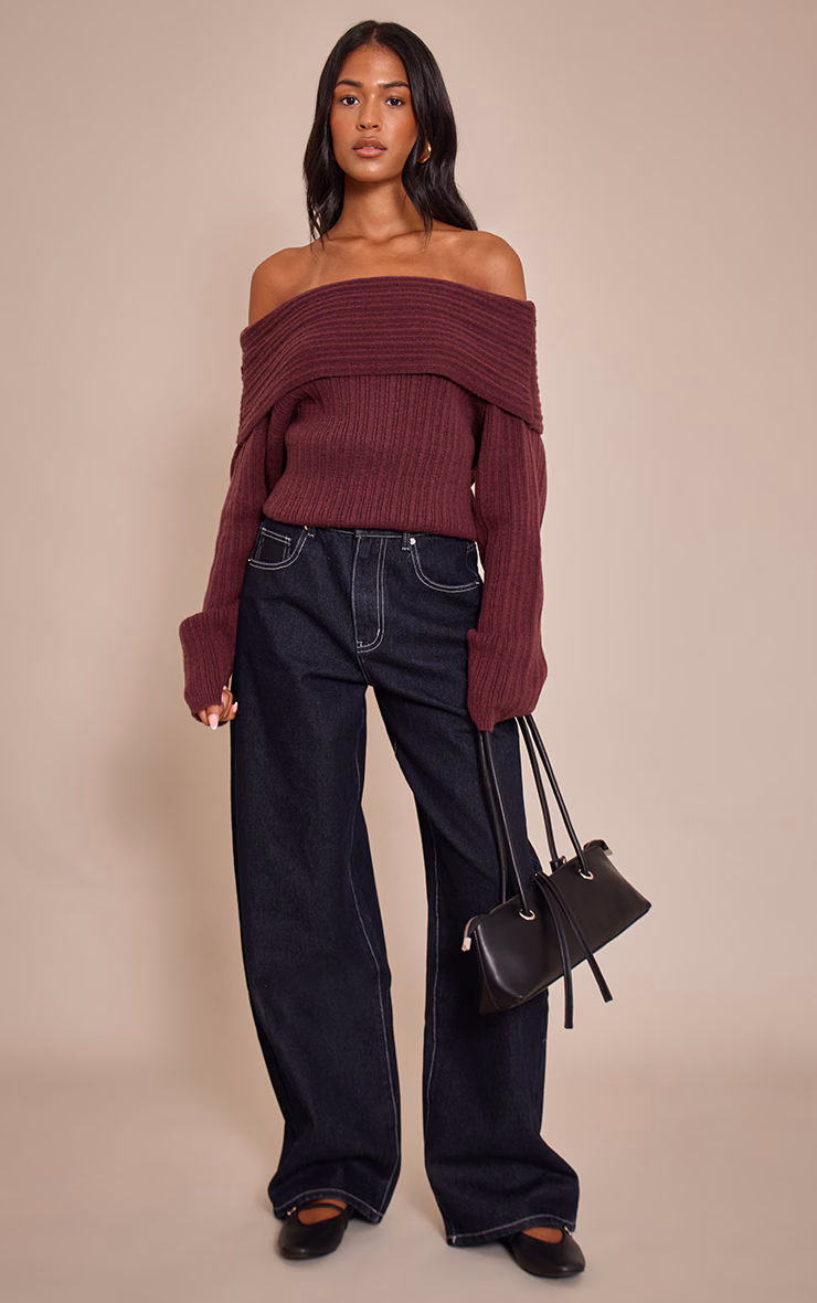 Tall Indigo Dipped Back Waistband Boyfriend Jeans