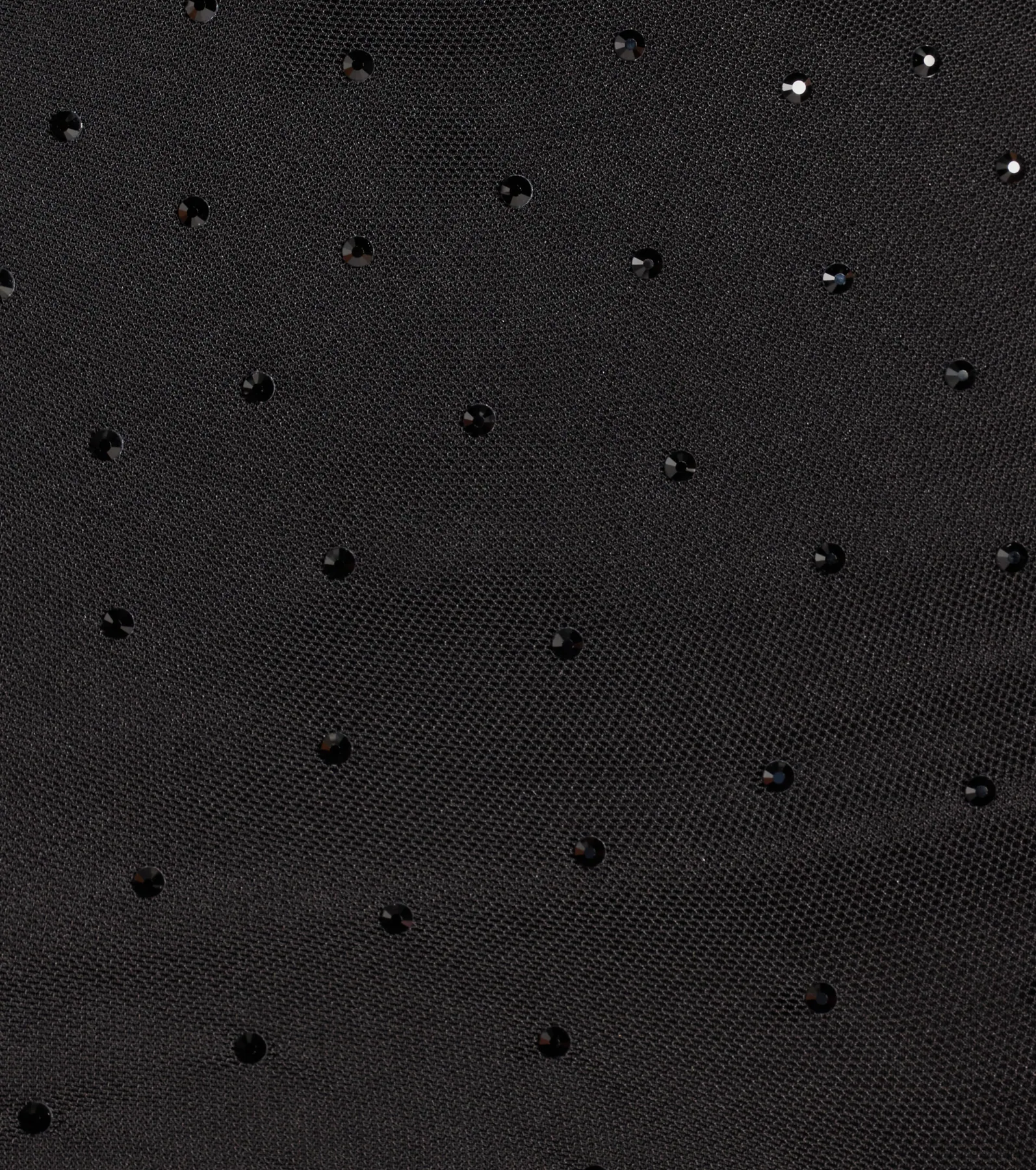 Trendy-Glam Rhinestone Mesh Drop Waist Mini Dress