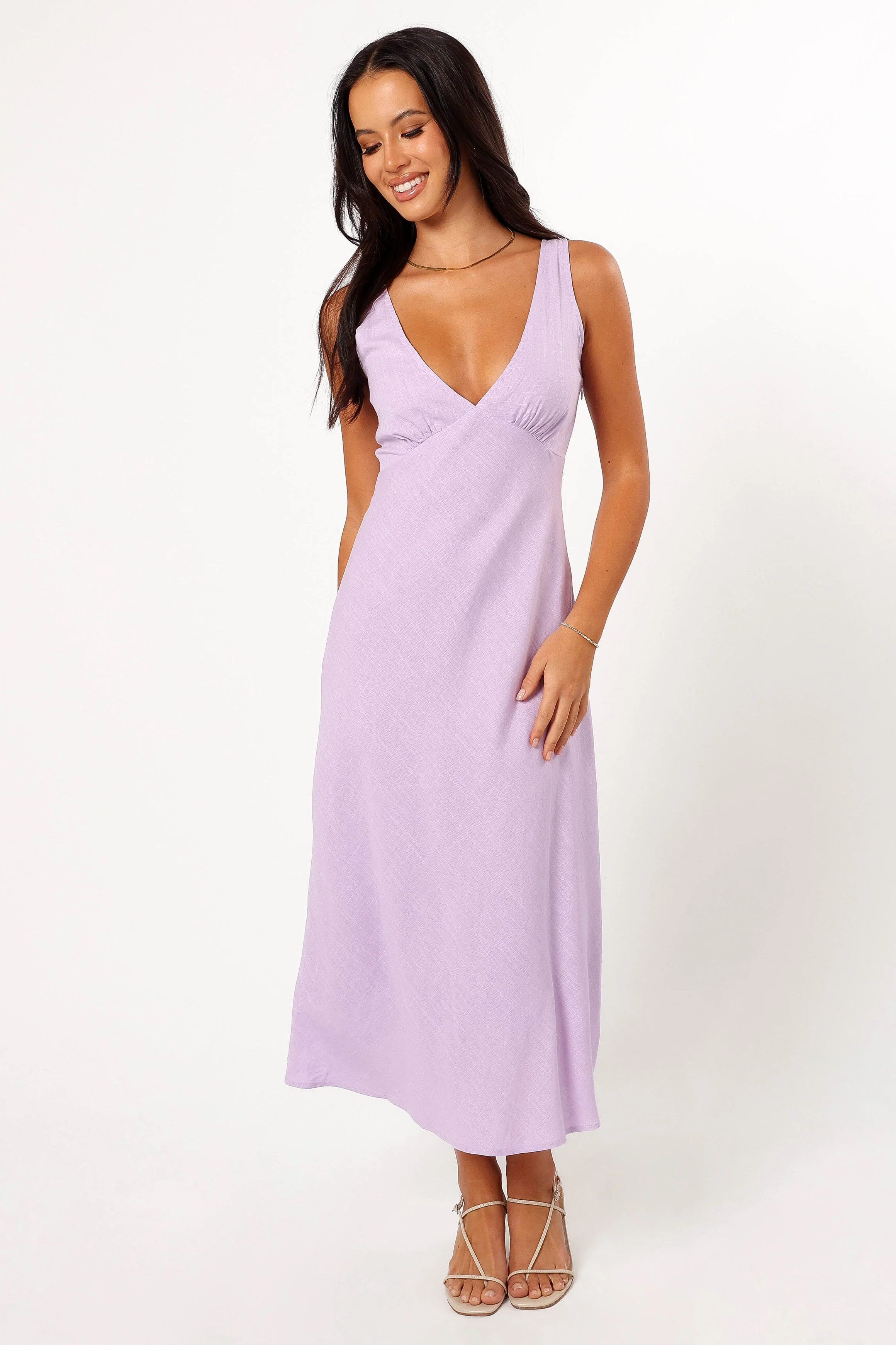 Shyla Midi Dress - Lilac