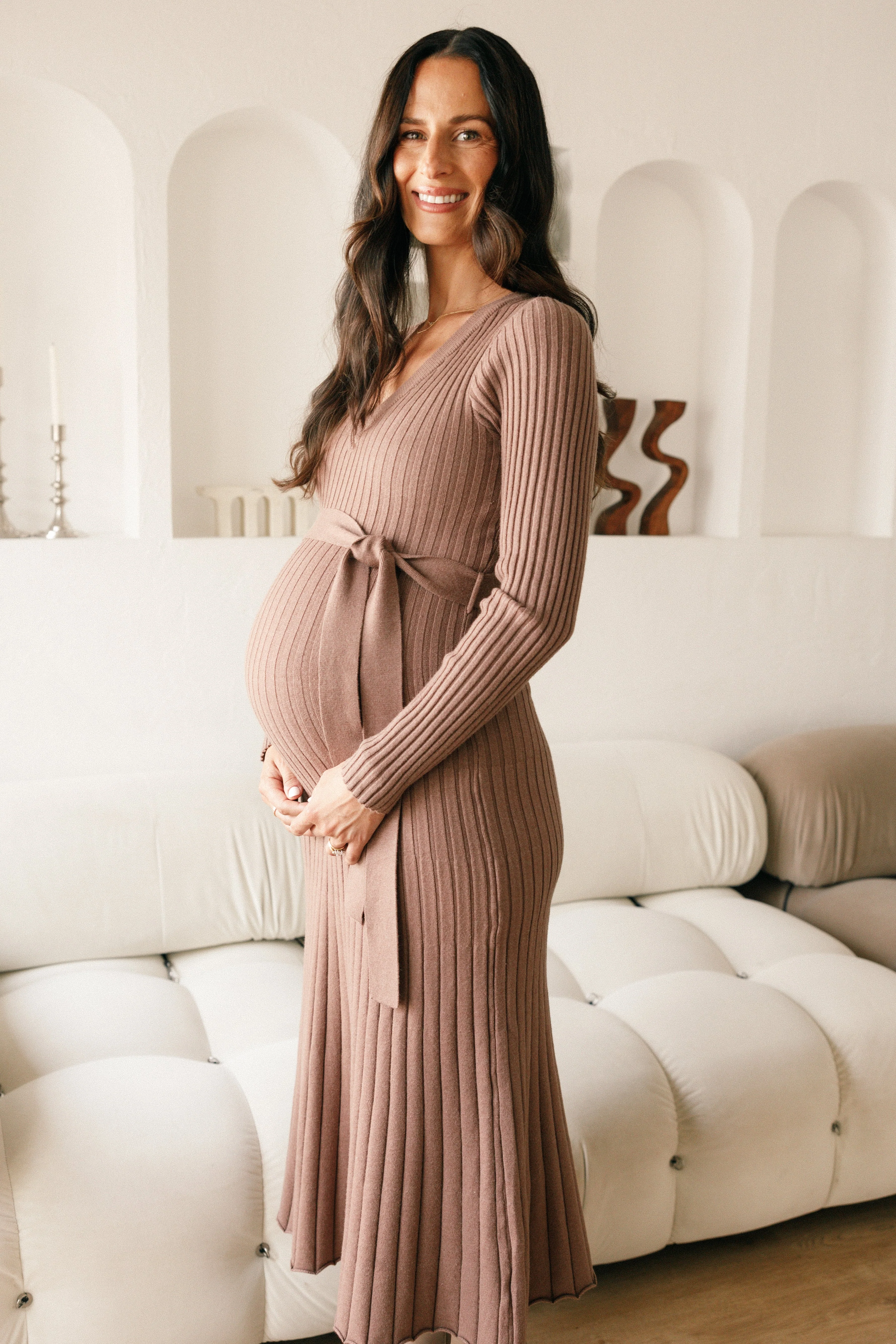 Reigan Dress - Beige