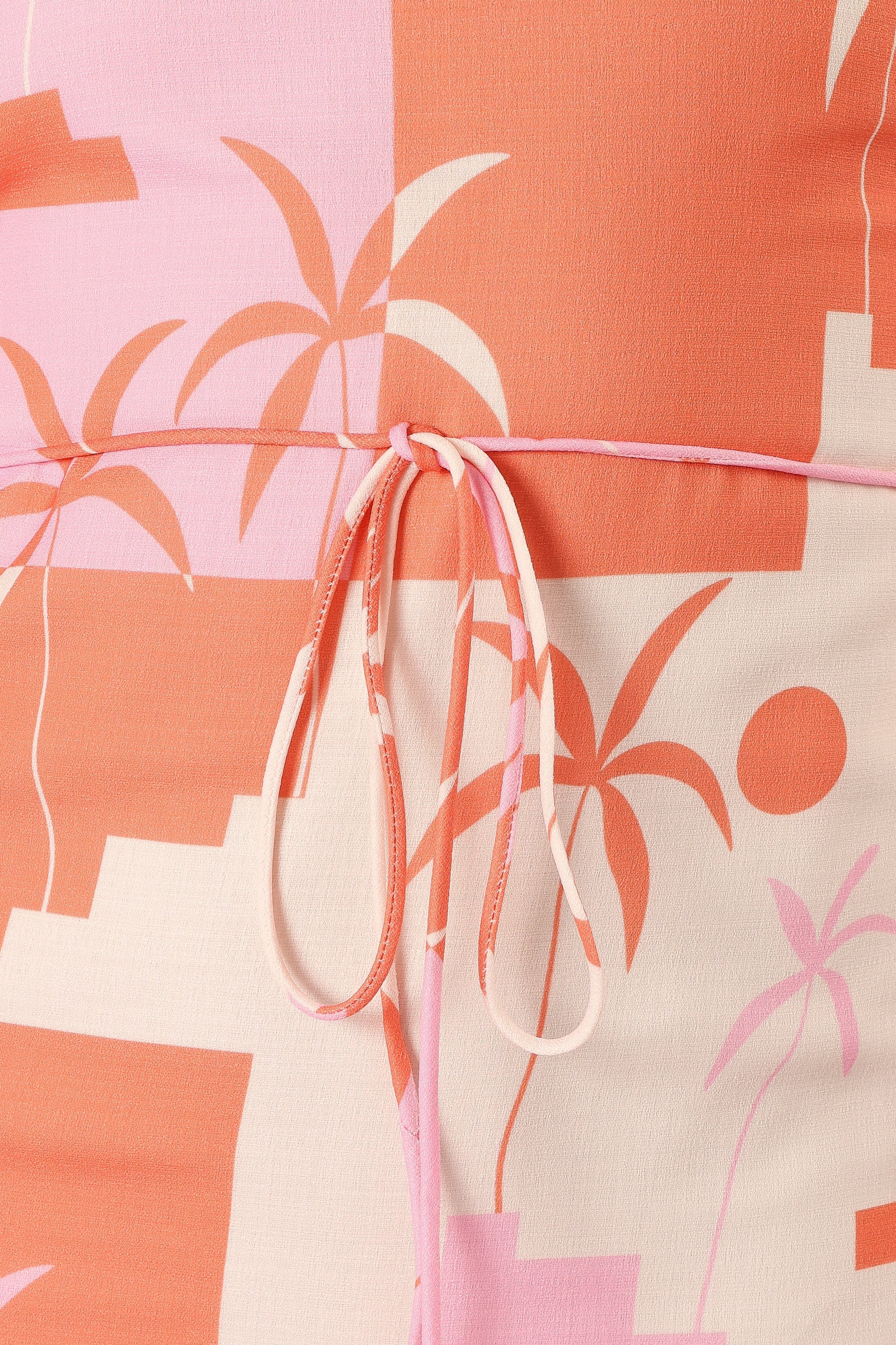 Kiaroa Mini Dress - Pink Red