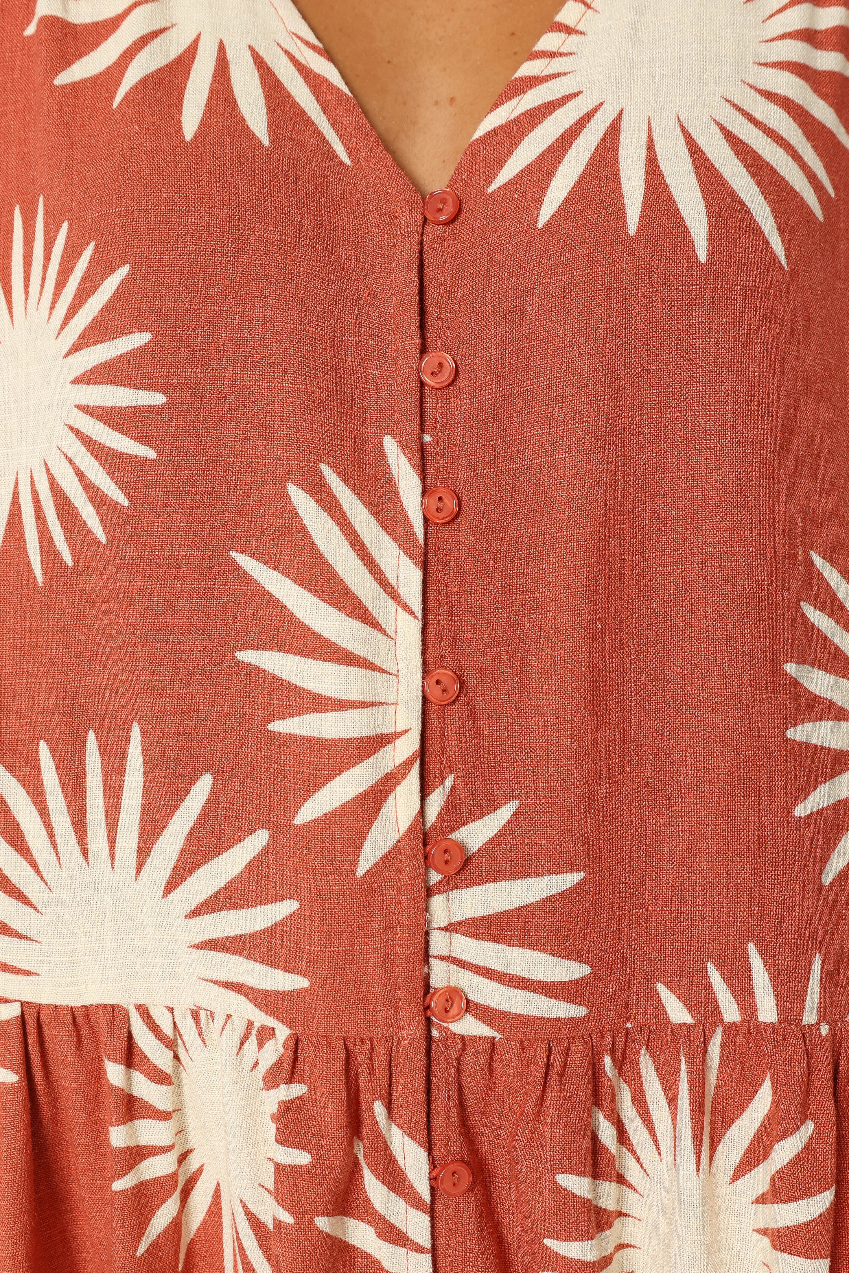 Bennet Long Sleeve Mini Dress - Ida Print