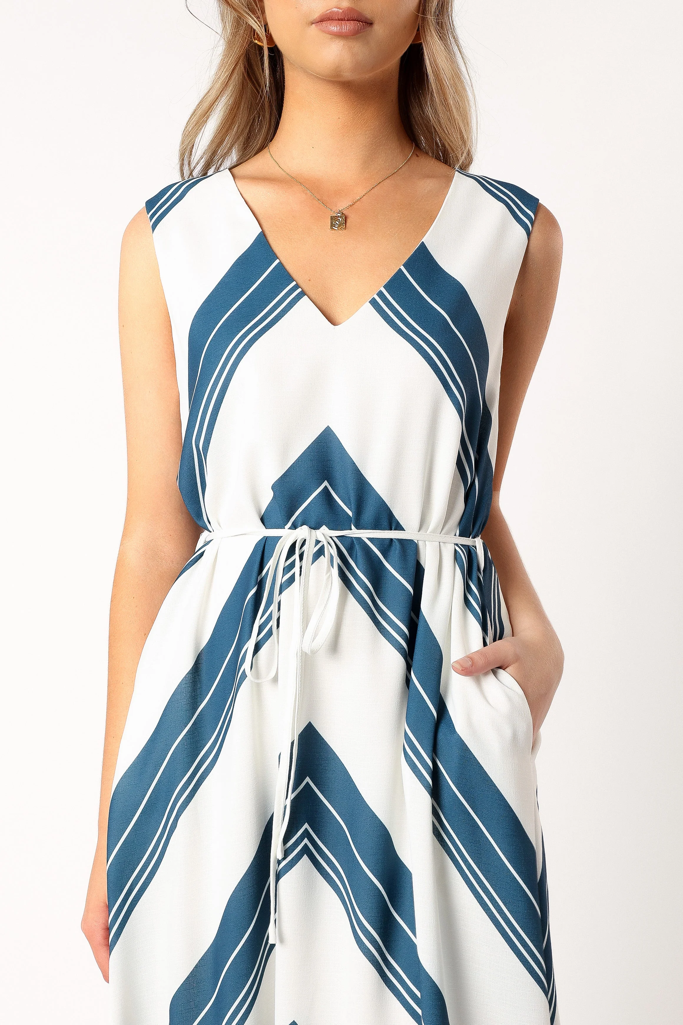 Maloney Midi Dress - Stripe