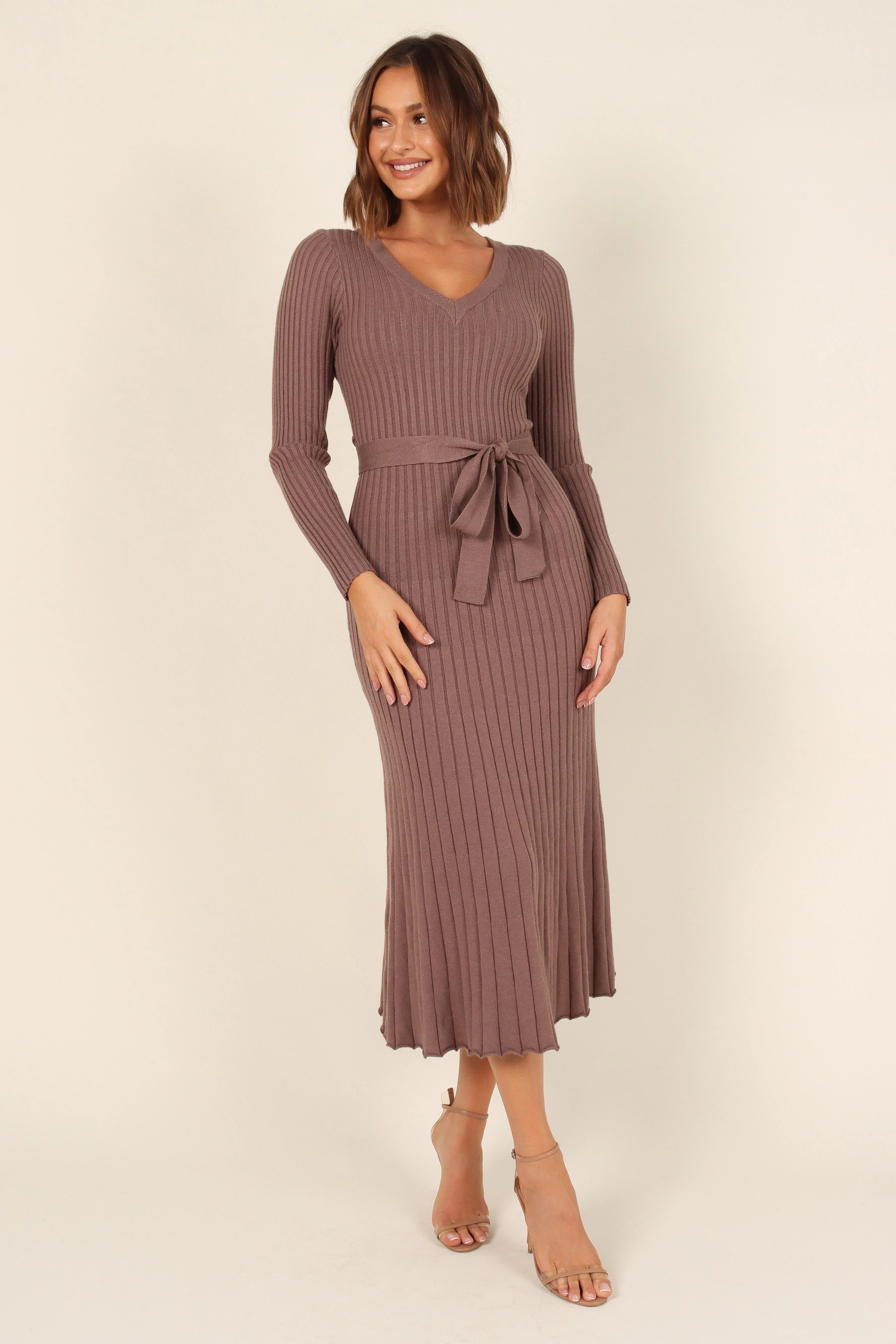 Reigan Dress - Beige